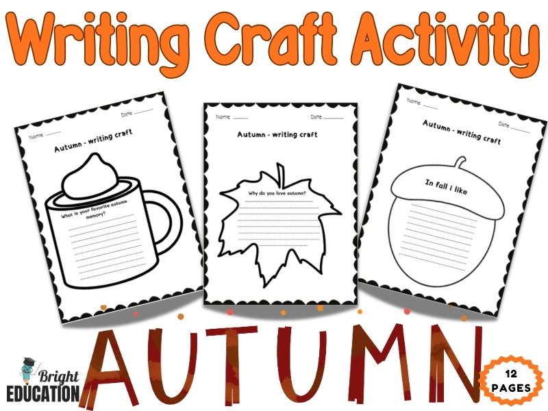 Fall Writing Craft Activities | Autumn Writing Prompts & Craft Templates