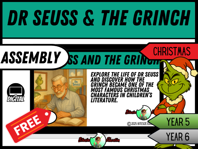 Dr Seuss and the Grinch | Assembly Presentation | Year 5/6