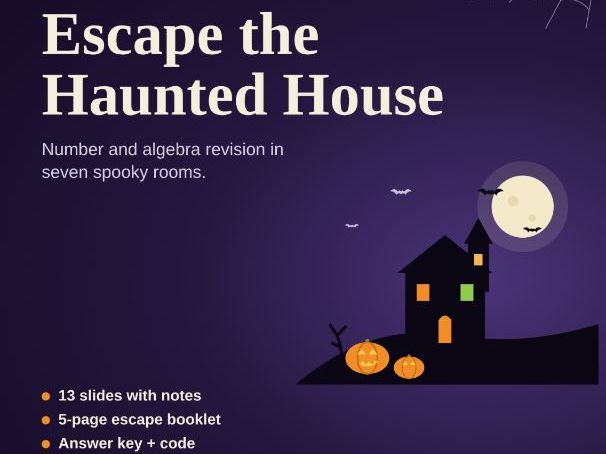 Y8 revision! Escape the Haunted House