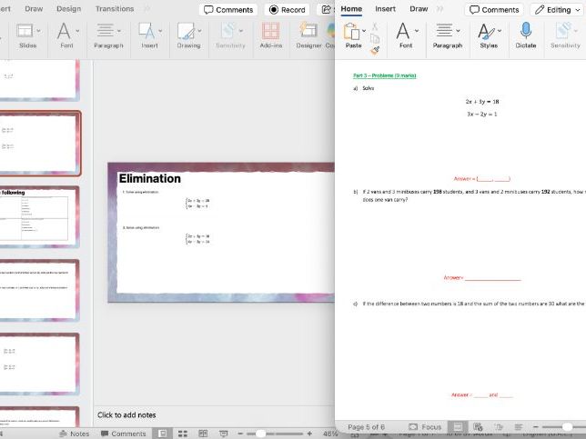 Test - Simultaneous Equations