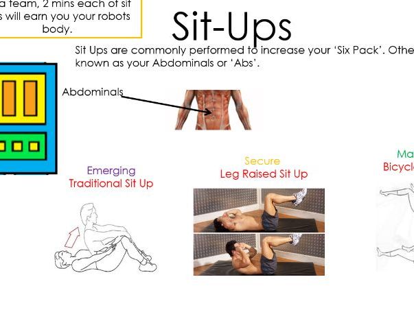 Robotz - Health and Fitness circuit resource