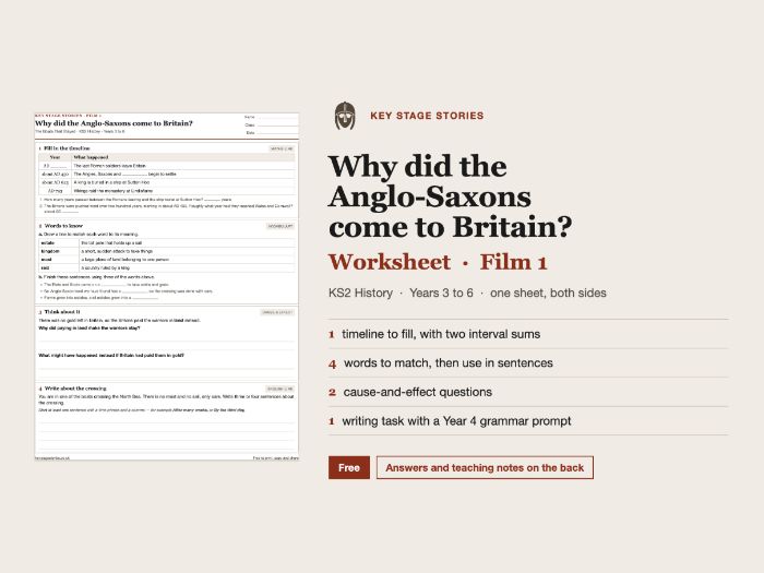 Why Did the Anglo-Saxons Come to Britain?