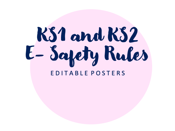 KS1 and KS2 e-safety rules | Teaching Resources