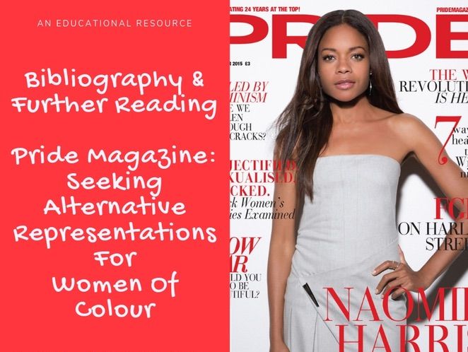 Pride Magazine Teacher Notes - Bibliography and Further Reading Links