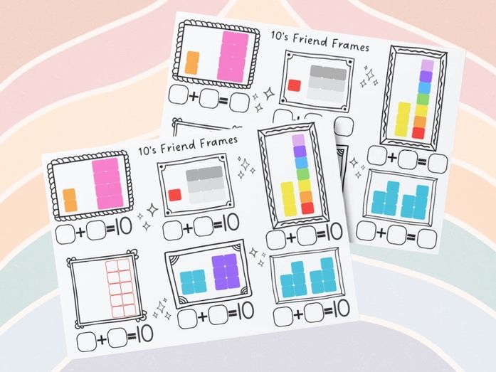 Maths - 10's Friend Frames