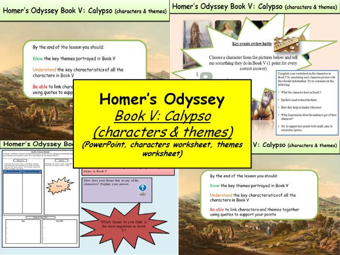 Homer’s Odyssey- Book V: Calypso (characters & themes)