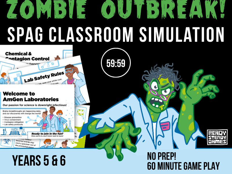 KS2 SPaG Classroom Simulation | Escape Room Lesson | Year 5 & 6 | Zombie Outbreak!