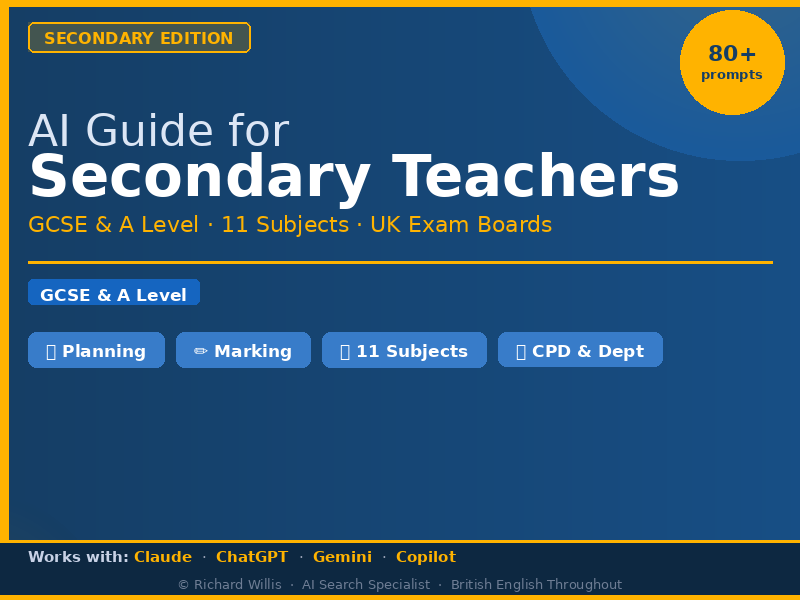 AI Guide for Secondary Teachers – GCSE & A Level