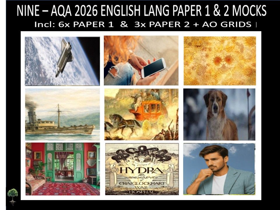 NINE - AQA PAPER 1 & 2 | 2026 FULL MOCKS | AO GRIDS