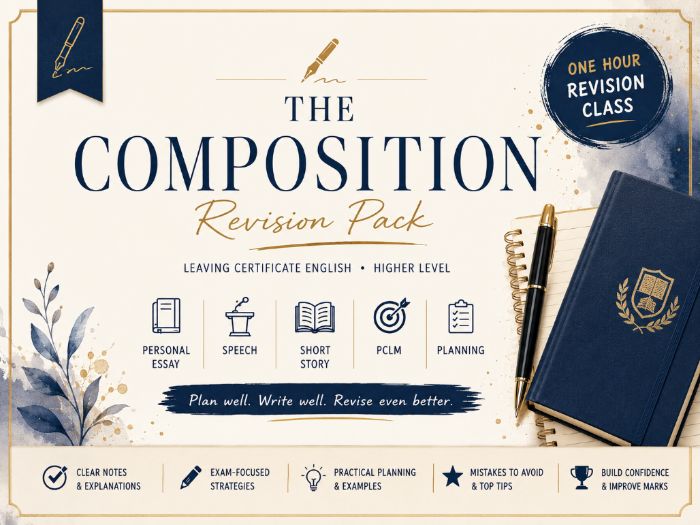 Higher Level Composition Revision Pack | Leaving Certificate English