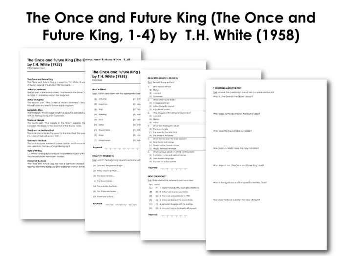 The Once and Future King (The Once and Future King, 1-4) by T.H. White ...