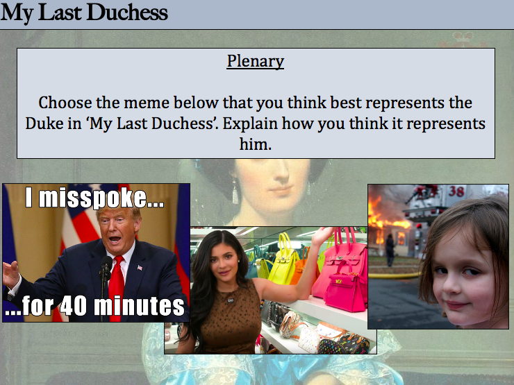 My Last Duchess- 2 lessons plus worksheets