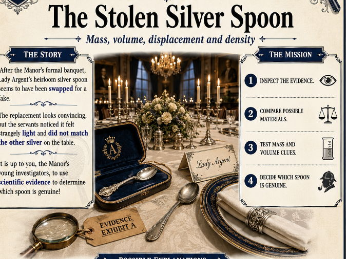 Periodic Mysteries - The stolen silver spoon