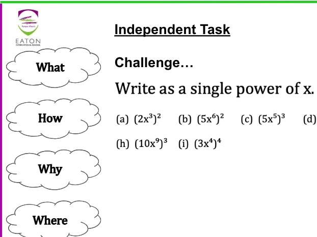 Index Laws - The Basics (Multiplication, Division, Brackets and Power 0)