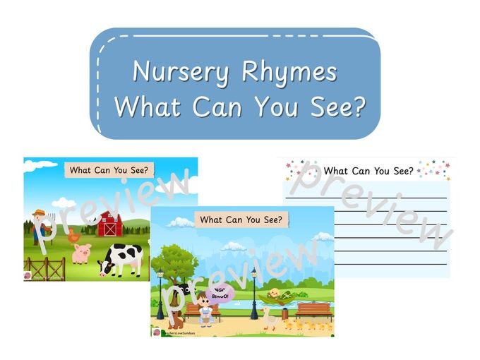 Nursery Rhymes What Can You See?