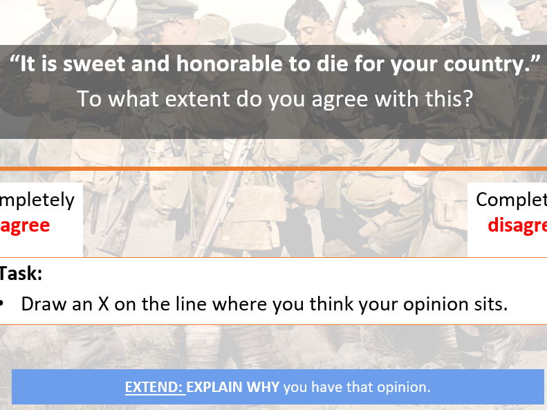 KS3 Conflict Poetry SOW