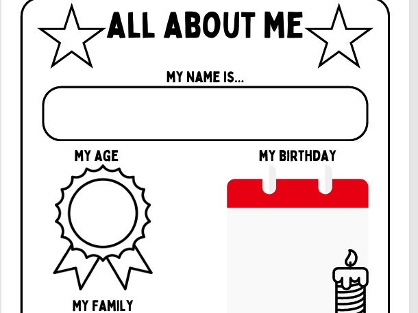 KS1 Settling in Activity