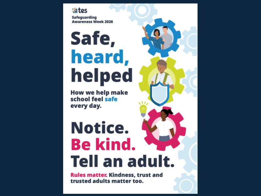 Primary (KS1–2): Safe, Heard, Helped – Poster Pack