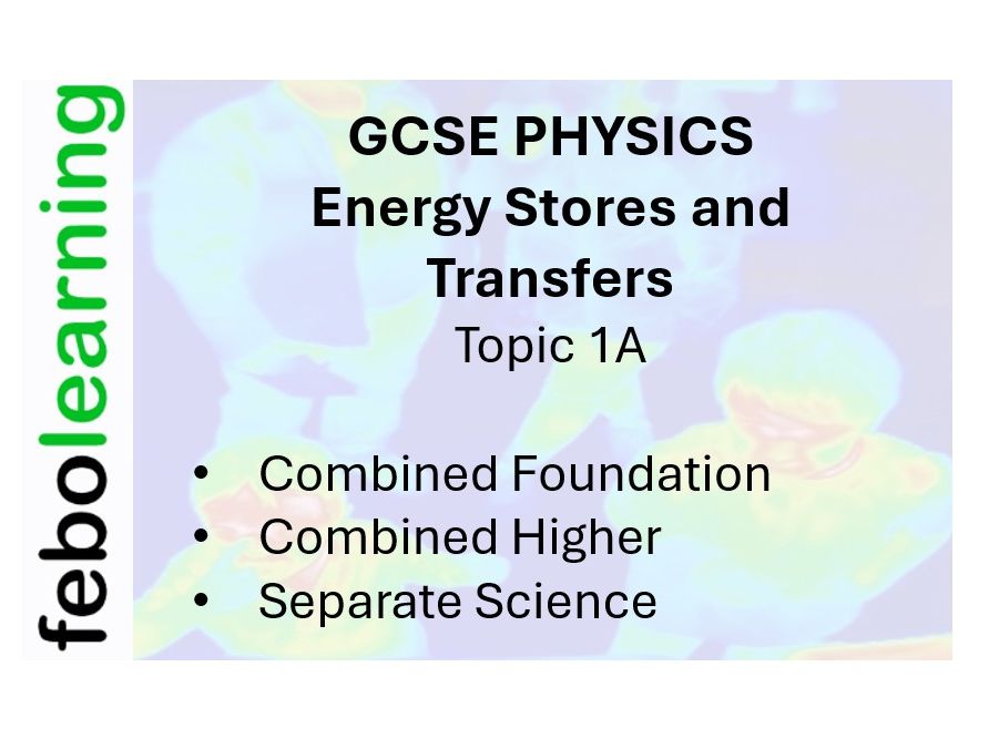 GCSE Physics Energy Stores and Transfers TOPIC 1a