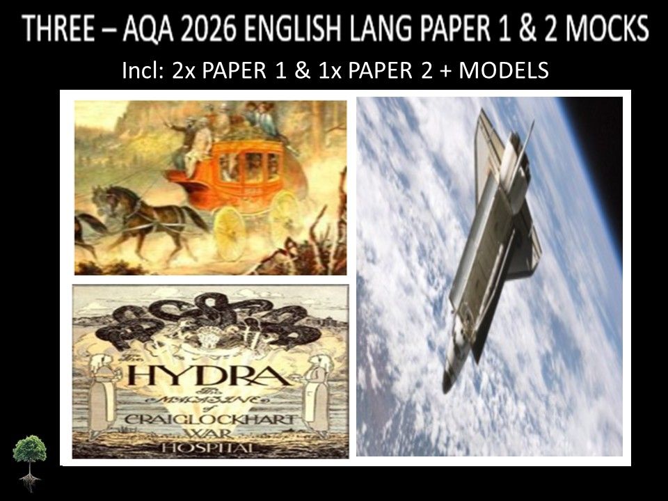 THREE - AQA PAPER 1 & 2 | 2026 FULL MOCKS | MODELS