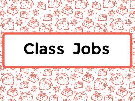 Strawberry Class Jobs