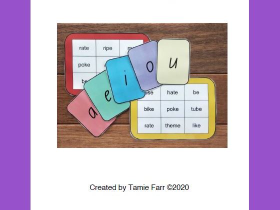 Long Vowel Activity | Teaching Resources