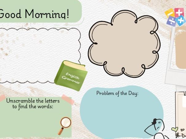 Morning Powerpoint slides Year 4