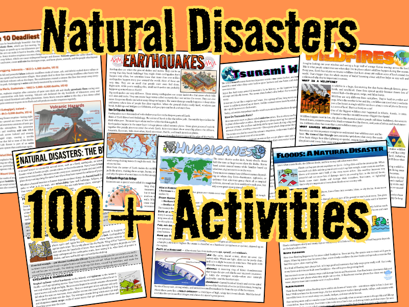 Natural Disasters Reading Comprehension