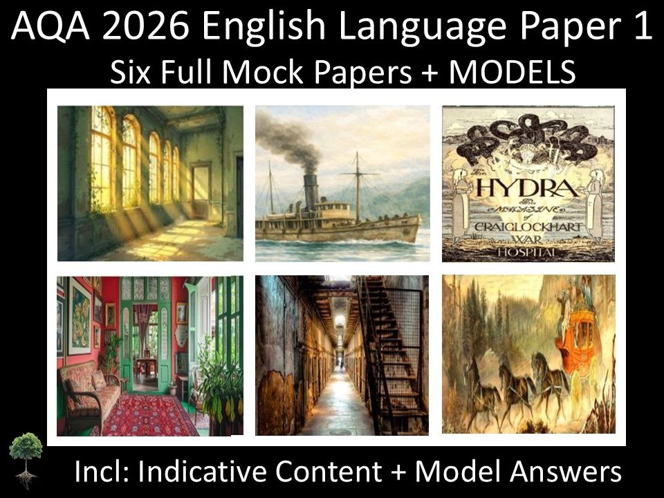 Six 2026 AQA English Language Paper 1 Mocks | Models