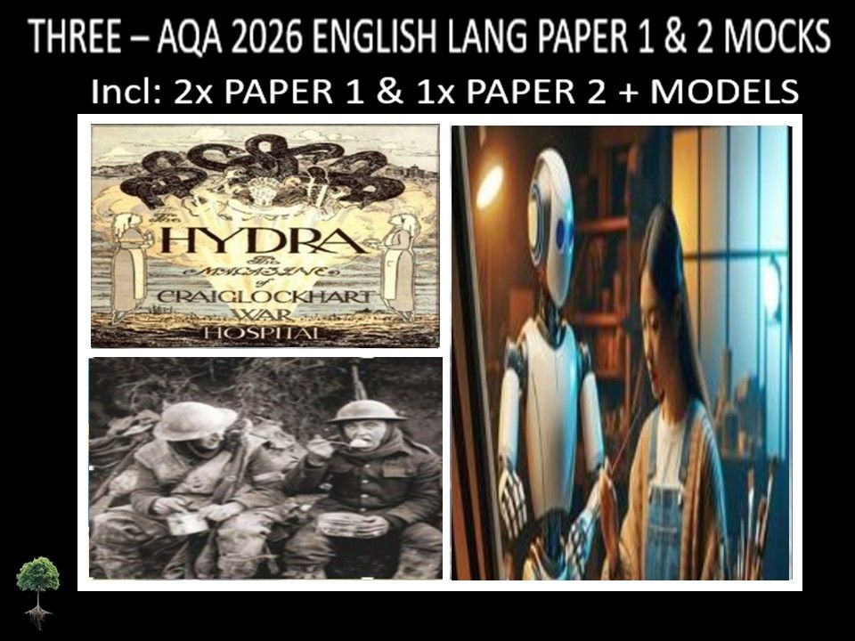 THREE - AQA PAPER 1 & 2 | 2026 FULL MOCKS | MODELS