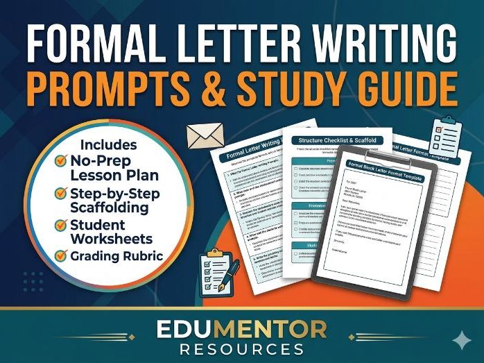 Formal Letter Writing Prompts