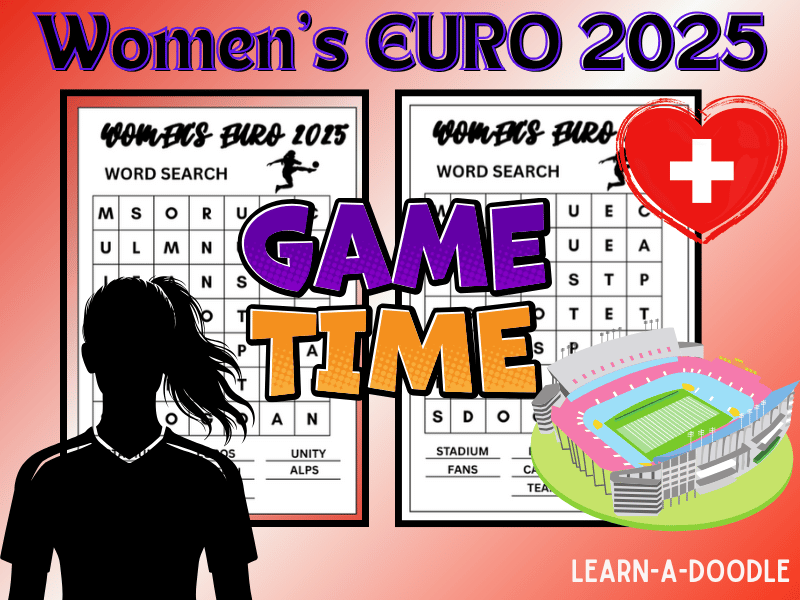 Switzerland Hosts UEFA Women’s EURO 2025: A Fun Word Search Challenge for Teens!