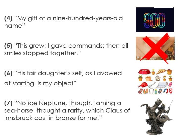 Two GCSE 'Power and Conflict' Poetry Lessons - My Last Duchess (KS4)