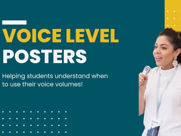 Voice Level Posters