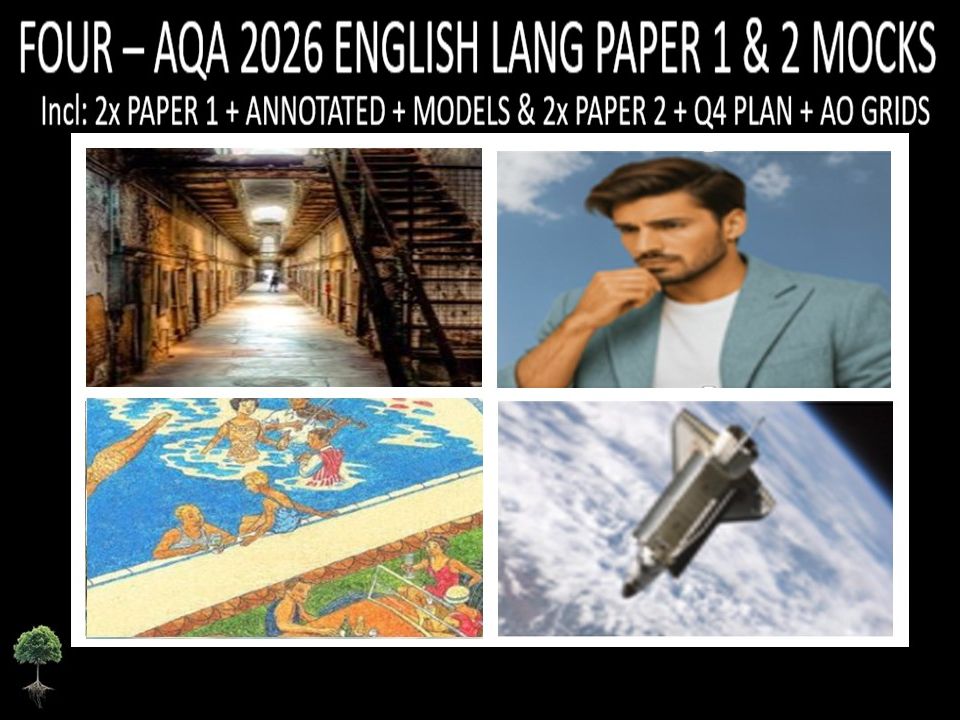 FOUR - AQA PAPER 1 & 2 | 2026 FULL MOCKS | ANNOTATED | Q4 PLAN | AO GRIDS | MODELS