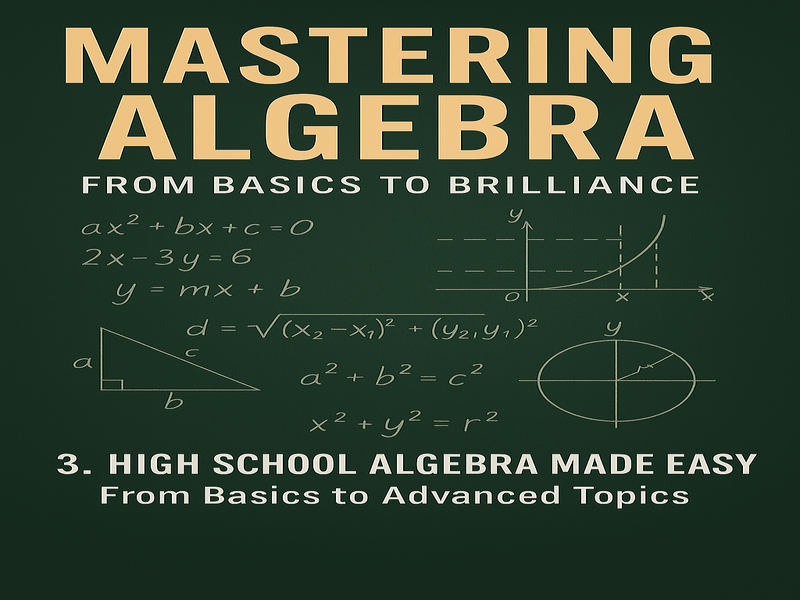 3. High School Algebra Made Easy From Basics to Advanced Topics