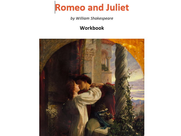 Romeo and Juliet GCSE Bundle: Workbook & Teacher Answers