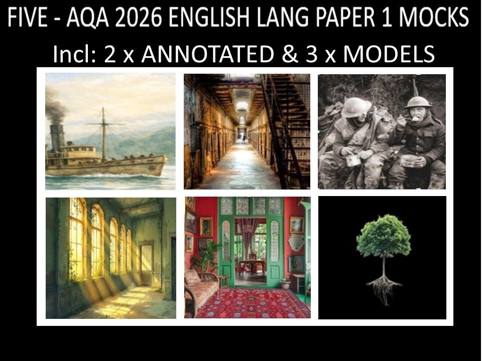 FIVE - AQA PAPER 1 | 2026 FULL MOCKS | ANNOTATED | MODELS
