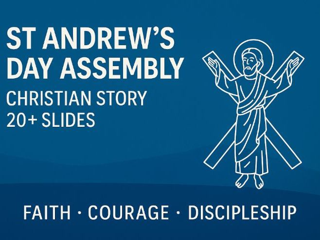 St Andrew’s Day Assembly – Story of Faith & Courage | KS3–KS4 | 5 MCQs + Speaker Notes