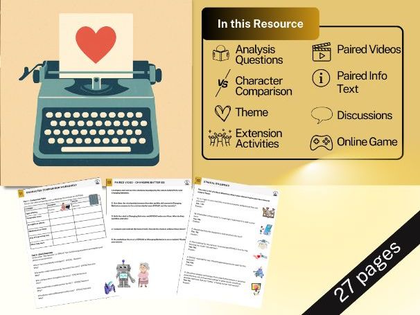 EPICAC - Kurt Vonnegut - 7 Day! Lesson Plan - Worksheets, Video, Game, Dilemmas