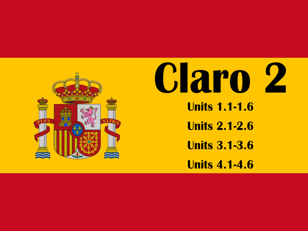 Claro 2 units 1 to 4