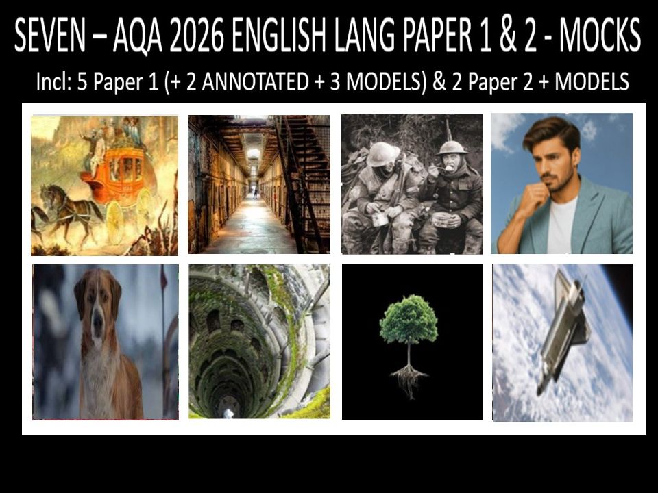 SEVEN - AQA PAPER 1 & 2 | 2026 FULL MOCKS | ANNOTATED | MODELS