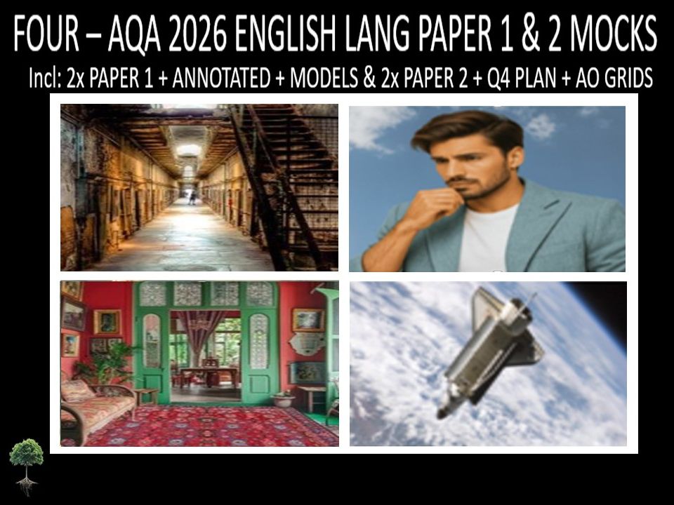 FOUR - AQA PAPER 1 & 2 | 2026 FULL MOCKS | ANNOTATED | Q4 PLAN | AO GRIDS | MODELS
