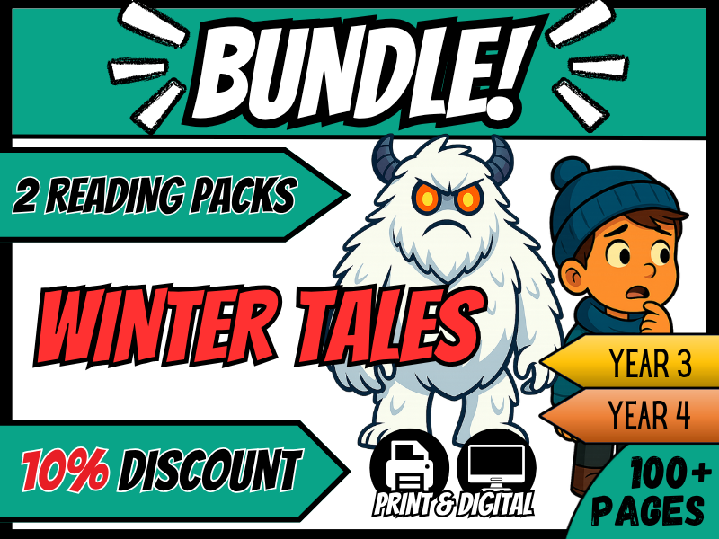 Winter Tales Bundle| Reading Comprehension | Year 3/4