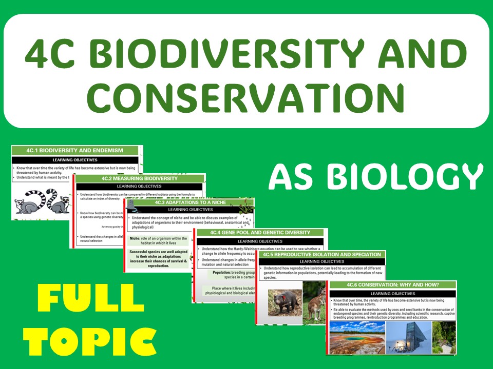 Biodiversity and conservation – AS FULL