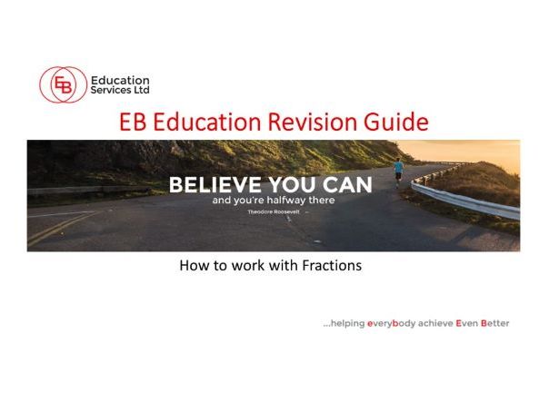 How to work with Fractions | Teaching Resources