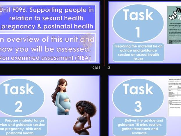 AAQ OCR Cambridge Health & Social Care F096 Sexual health, pregnancy and postnatal