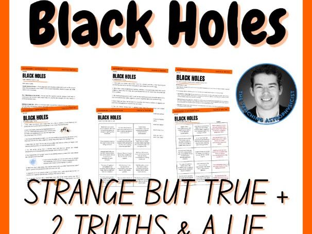 Black Holes | Space Strange But True Facts + 2 Truths & a Lie Activity Set