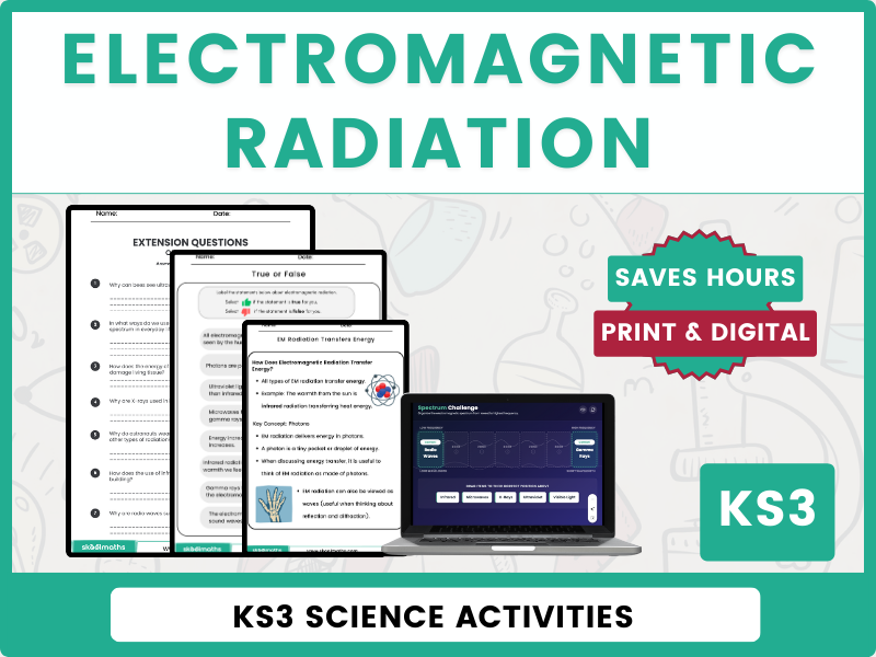 Electromagnetic Spectrum | Student Notes, Worksheets & Practice Questions | KS3 Science