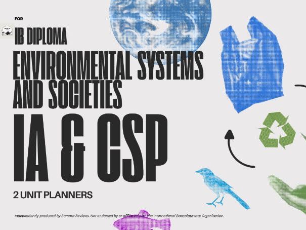 IB ESS IA & CSP Unit Planners Bundle – Individual Investigation & Collaborative Sciences Project
